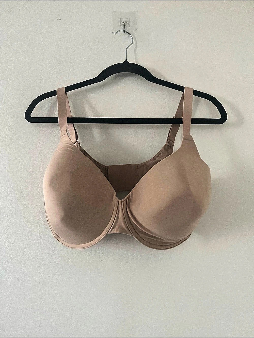 Skims Nude Beige Underwire Push Up Bra 38DDD Full Coverage Neutral